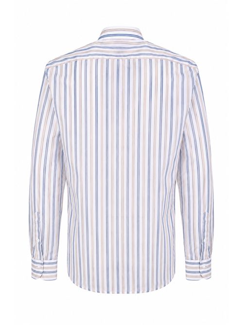 Camicia in cotone a righe Azzurro Carrel | 2305 50 425002